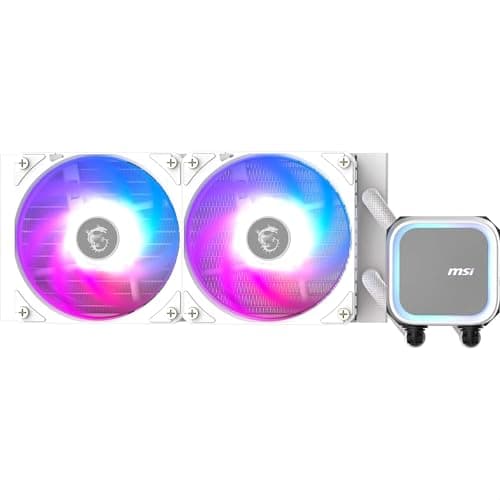 MSI MAG CORELIQUID A13 Water 240mm 62.6 CFM White main image