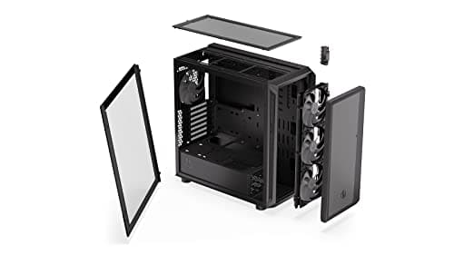 ENDORFY Arx 700 ARGB ATX Mid Tower Black Tempered Glass Side Panel image