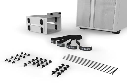 be quiet! Pure Base 500DX ATX Mid Tower White with Tempered Glass Side Panel and USB 3.2 Gen 2 Type-C / USB 3.2 Gen 1 Type-A image