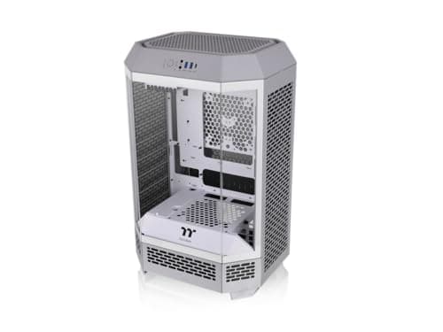 Thermaltake The Tower 300 MicroATX Mini Tower Tempered Glass Side Panel - Limestone image