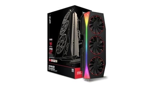 XFX Mercury OC Magnetic Air RGB Radeon RX 9070 XT 16GB GDDR6 Black main image