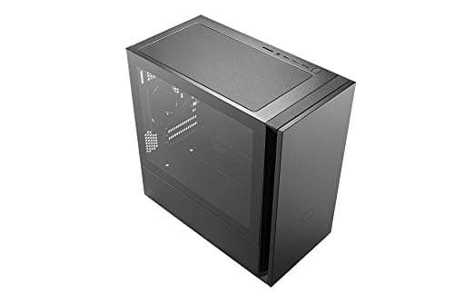 Cooler Master Silencio S400 Micro ATX Mini Tower Black Tempered Glass Side Panel and USB 3.2 Gen 1 Type-A Front Panel image