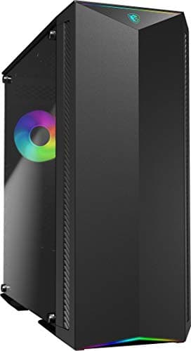 MSI MPG GUNGNIR 100 ATX Mid Tower Black Tempered Glass Side Panel image