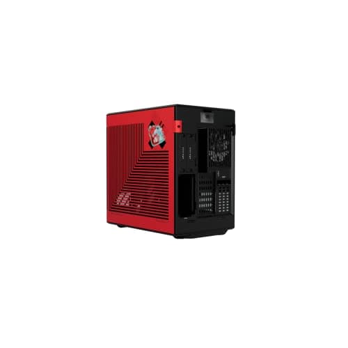 HYTE Y60 Hakos Baelz ATX Mid Tower Red / Black Tempered Glass Side Panel, USB 3.2 Gen 2 Type-C, USB 3.2 Gen 1 Type-A image