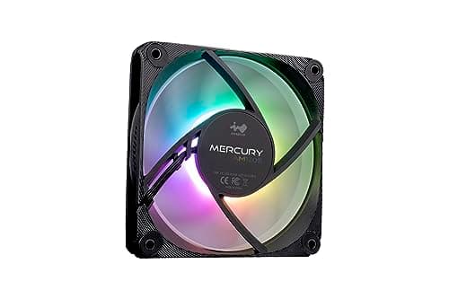 In Win Mercury AM120S 120mm Black / White PWM ARGB 3-Pack image