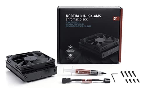 Noctua NH-L9A-AM5 CHROMAX.BLACK Air 37mm Black image