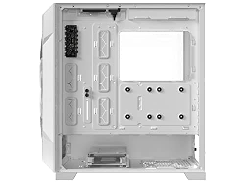 Antec Dark League DP505 White, High-Airflow Mesh Front Panel, 3 x 120mm ARGB Fans, ARGB & PWM Hub, 8 x Rubber Grommets & 3 x Cable Ties, Type-C 3.2 Gen2, GPU Bracket, Mid-Tower E-ATX Gaming Case image