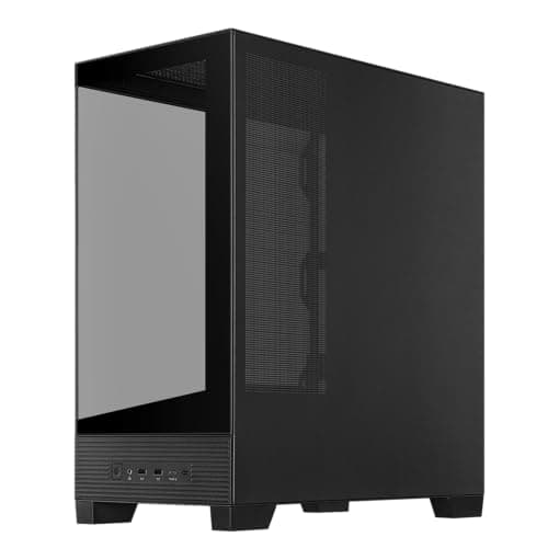 Asus A31 ATX Mid Tower Black with Tempered Glass Side Panel and USB 3.2 Gen 1 Type-A image