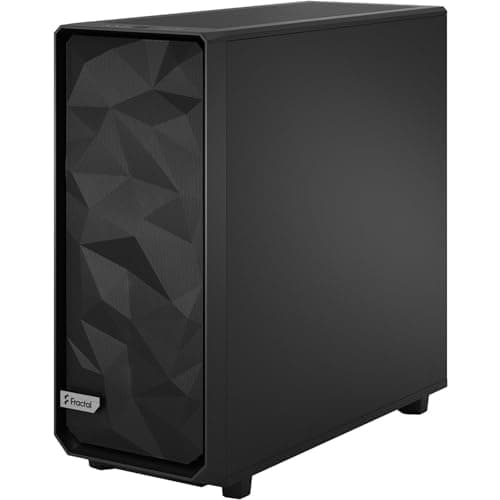 Fractal Design Meshify 2 XL ATX Full Tower Black with Tinted Tempered Glass Side Panel and USB 3.2 Gen 2 Type-C, USB 2.0 Type-A image