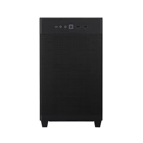 Asus Prime AP201 Micro ATX Mini Tower Black with Mesh Side Panel and USB 3.2 Gen 2 Type-C and USB 3.2 Gen 1 Type-A image