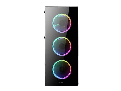 BGears b-Voguish ATX Mid Tower Black with Tempered Glass Side Panel and USB 3.2 Gen 1 Type-A USB 2.0 Type-A image