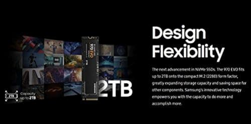 Samsung 970 Evo 250GB M.2-2280 SSD PCIe 3.0 NVMe image