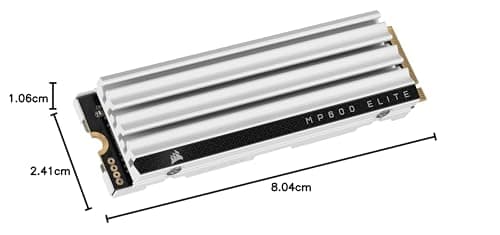 Corsair MP600 ELITE PS5 2TB M.2 SSD PCIe 4.0 NVMe image