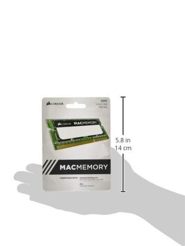 Corsair Mac Black / Green SODIMM DDR3-1333 CL9 4GB (1x4GB) image
