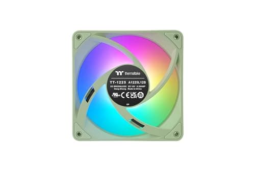 Thermaltake CT140 EX 140mm Green ARGB Sync PWM 90.3 CFM 3-Pack image
