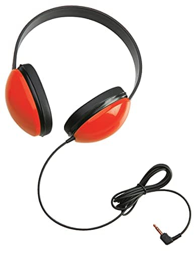 Ergoguys 2800-RD Closed-Back Headphones (Black / Red) main image