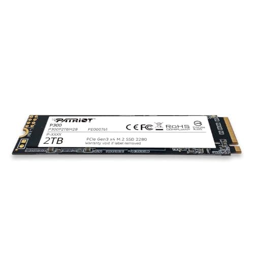 Patriot P300 2TB M.2-2280 SSD PCIe 3.0 x4 NVMe image