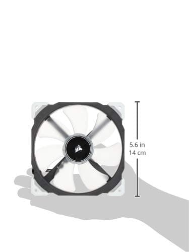 Corsair ML140 Pro 140mm Black / White White PWM 97 CFM 1-Pack image
