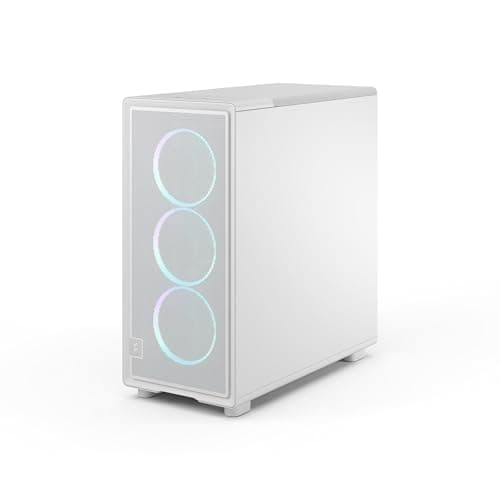 Fractal Design Epoch RGB ATX Mid Tower White Tempered Glass Side Panel image