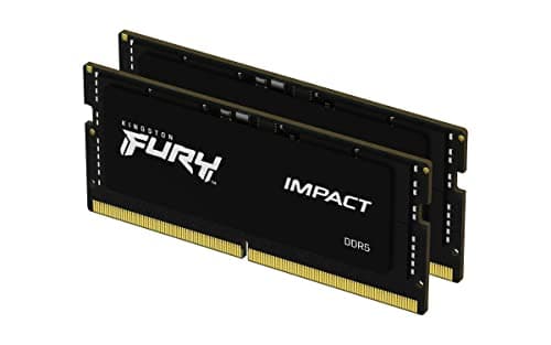 Kingston FURY Impact Black SODIMM DDR5-4800 CL38 64GB (2x32GB) image