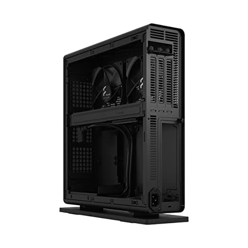 Fractal Design Ridge PCIe 4.0 Mini-ITX Tower Black with Mesh Side Panel and USB 3.2 Gen 2 Type-C / USB 3.2 Gen 1 Type-A image