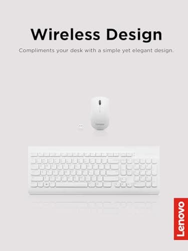 Lenovo 510 Wired/Wireless Standard Keyboard With Optical Mouse image