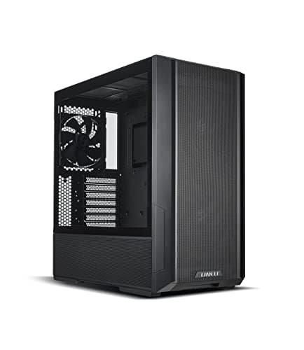 Lian Li LANCOOL 216 EATX Mid Tower Black Tempered Glass Side Panel image