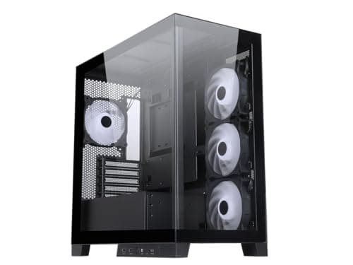 SAMA AR01-RGB Micro ATX Mini Tower Black with Tempered Glass Side Panel and USB 3.2 Gen 2 Type-C USB 3.2 Gen 1 Type-A image
