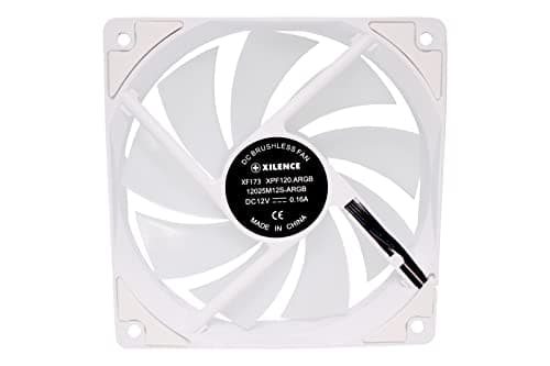Xilence XPF120.W.ARGB 120mm White Addressable RGB PWM 68.2 CFM image