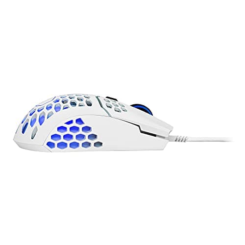 Cooler Master MM711 Matte White Wired Optical Mouse image