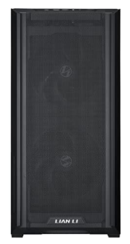 Lian Li LANCOOL 216 EATX Mid Tower Black Tempered Glass Side Panel image