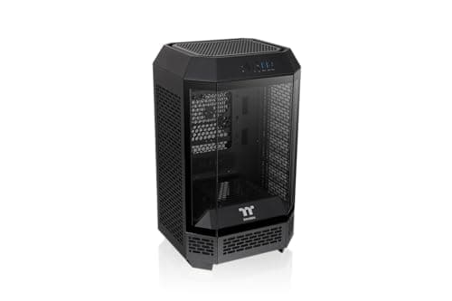 Thermaltake The Tower 250 Mini-ITX Tower Black with Tempered Glass Side Panel and USB 3.2 Gen 2 Type-C USB 3.2 Gen 1 Type-A image