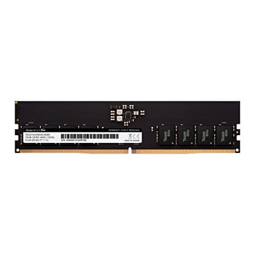 TEAMGROUP Elite Black DDR5-4800 CL40 16GB (1x16GB) main image