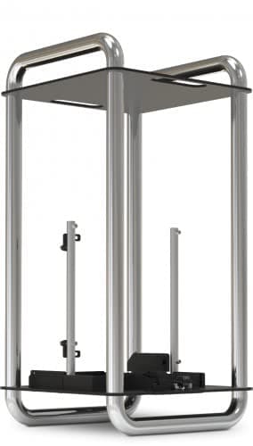 Streacom DA6 Mini-ITX Test Bench Silver main image