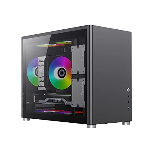 GameMax HYPE ATX Mid Tower Black with Tempered Glass Side Panel and USB 3.2 Gen 1 Type-C USB 3.2 Gen 1 Type-A Front Panel image