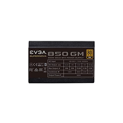 EVGA SuperNOVA 850 GM SFX 850W Fully Modular 80+ Gold Certified image