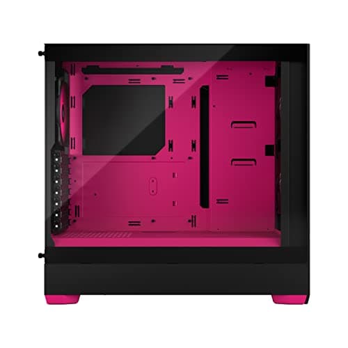 Fractal Design Pop Air ATX Mid Tower Pink / Black Tempered Glass Side Panel image