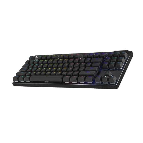 Logitech PRO X RGB Bluetooth/Wireless/Wired/Wired Logitech GX Blue Clicky Gaming Keyboard image