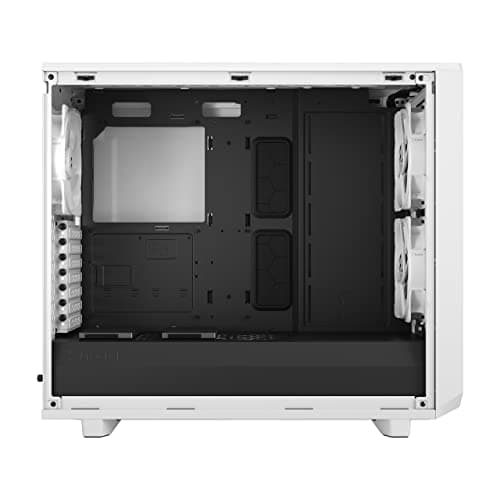 Fractal Design Meshify 2 Lite ATX Mid Tower White / Black with Tempered Glass Side Panel and USB 3.2 Gen 1 Type-A Front Panel image