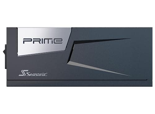 SeaSonic PRIME TX-1600 ATX 3.0 Black / Silver 1600W Fully Modular ATX 80+ Titanium Certified image