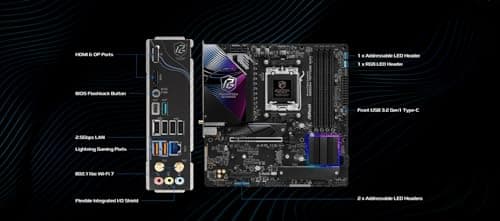 ASRock B850M Riptide WiFi AM5 DDR5 Micro ATX image