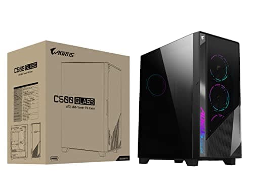 Gigabyte AORUS C500 ATX Mid Tower Black Tempered Glass image