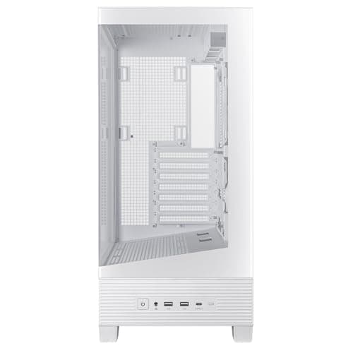 Asus A31 ATX Mid Tower White with Tempered Glass Side Panel and USB 3.2 Gen 1 Type-A Front Panel image