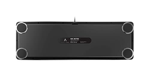 AZIO MK RETRO Standard Mechanical Keyboard with Kailh Blue Switch Wired image