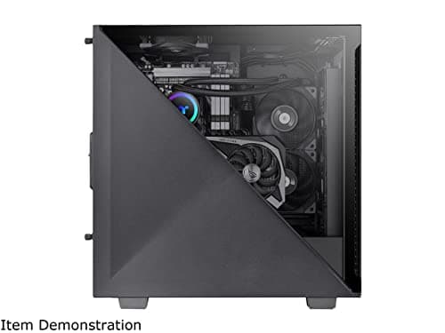 Thermaltake Divider 300 TG ATX Mid Tower Black Tempered Glass image