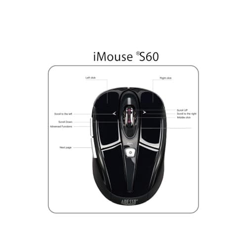 Adesso iMouse S60B Wireless Optical Mouse image