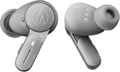 Audio-Technica ATH-TWX7 Closed Earbud With Microphone Headset image