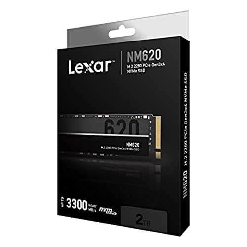Lexar NM620 2TB SSD M.2-2280 PCIe 3.0 X4 NVMe image