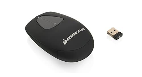IOGEAR Tacturus Wireless Optical Black Mouse image