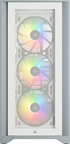 Corsair iCUE 4000X RGB ATX Mid Tower White Tempered Glass image